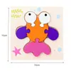Rompecabezas 3D Bebé 0-3 Años Juguetes Educativos Infantiles Madera Tráfico Animal Cognición Tabla de Agarre Venta al por Mayor Transfronteriza