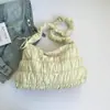 Shuai Mijia 2026 Bolso Nuevo Plegado Nube para Mujer, Bolso Tote Ligero de Gran Capacidad, Bolso de Hombro Estilo Coreano Tipo Burbuja