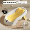 Rede para Banho de Bebê Dispositivo de Suporte Sentado e Deitado para Recém-nascidos Almofada Universal para Banheira de Bebê Dobrável com Sensor de Temperatura Suporte para Banho