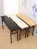 Estante de Almacenamiento de Pared, Mesa Larga Estrecha, Escritorio Pequeño de Oficina, Mesa Plegable Simple para Exteriores, Mesa de Estudio para Estudiantes en Casa, Mesa de Bar