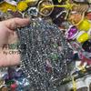 Contas pontiagudas de 4MM contas de vidro de cristal contas de furo reto cristal DIY pulseira colar brincos acessórios de cabelo acessórios