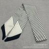 Bufanda de Seda Explosiones Otoño e Invierno Retro Larga Decoración Biselada Cinta Moda Bufanda Versátil Corbata Diadema Lazo para el Cabello Cinturón para el Cabello