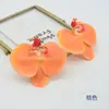 Filme Phalaenopsis Flor Grande Impressão 3D Estilo Feriado Acessórios de Cabeça para Praia Acessórios de Cabelo Flor Sobremesa Adereços de Fotografia