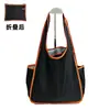 Bolsa de Nylon Impermeável Bolsa de Compras Padrão Estampado com Logo Personalizado Bolsa de Moda DIY Tecido de Memória Bolsa para Copo de Água Feita Sob Medida
