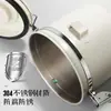 Tanque Sellado para Granos de Café de Acero Inoxidable 304 Tanque de Almacenamiento con Válvula Unidireccional Tanque de Almacenamiento para Comida de Gato Tanque de Almacenamiento para Granos