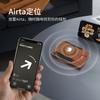 Billetera para Hombre de Cuero Genuino con Ranuras Multitarjeta, Portatarjetas Antirrobo, Seguimiento y Posicionamiento Airtag Transfronterizo