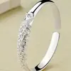Pulsera Pirencheng de Plata Pura Pavo Real para mujer 9999 Heritage Silk estilo étnico retro pulsera abierta joyería de plata