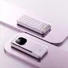 Cargador Portátil Ultra Delgado Certificado 3C con Gran Capacidad, Carga Rápida, 10,000 mAh, Cable Integrado, Fuente de Alimentación Portátil, Personalizable