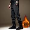 Pantalones Casuales de Chenilla Suave de Alta Gama para Hombre, Pana Suelta de Otoño, Nuevos Pantalones Deportivos Jogger Negros para Hombre