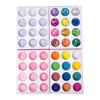 Conjunto de joias com glitter e lantejoulas para unhas, 12 cores, faça você mesmo, cola para gotas de lodo, material para decoração de maquiagem de palco