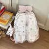 Mochila de Encaje con Lazo Grande de Dibujos Animados Japoneses, Moda de Verano 2026, Transfronteriza, Dulce y Ligera, Bolsa Escolar