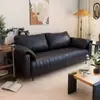 Sofá para Sala de Estar, Apartamento Pequeno, Aluguel, Quarto, Dois ou Três Lugares, Sofá Preguiçoso de Linha Reta, Tecido, Modelo Novo