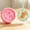 Relieve de frutas y flores, decoraciones de ventana estilo chino, colgantes de quemador de incienso de yeso, moldes de silicona, campanillas de viento, moldes para jabón hecho a mano y moldes para manualidades