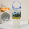 Taza de Acero Inoxidable 316 con Aislamiento al Vacío, Taza Grande de Hielo para Exteriores, Taza Portátil para Coche Estilo Pintura al Óleo