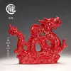 Adornos de Dragón de Cerámica Tang Sancai Hogar Dragón del Zodiaco Dragón Verde Esquina de Suplemento Solución Artesanías Sala de Estar Regalos Adornos de Joyería