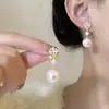 Pendientes de Pinza para Mosquiteros Transfronterizos para Mujer Sin Perforaciones, Pendientes de Nicho de Alta Gama, Pendientes Retro de Celebridad de Internet para Rostros Cuadrados y Redondos, Accesorios para Orejas
