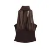 Camisole de Alça Pura Sensualidade e Atração com Patchwork de Renda, Novo Top Curto Slim Fit Verão Hot Girl