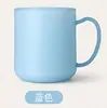 Vaso de plástico esmerilado para enjuague bucal para uso doméstico con asa, vaso para cepillo de dientes para parejas, vaso de lavado para hotel y casa de huéspedes, disponible para venta al por mayor