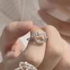 Anillo de gatito japonés lindo para niña, suave y dulce anillo de gato KT, anillo que combina con todo, regalo de cumpleaños para novias.