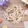 Estilos Opcionales: Pinzas de Madera Coloridas de 3.5 cm en Stock para Proyectos DIY Transfronterizos de Fotos, 100 Piezas por Paquete