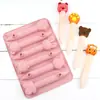 Mais de 6 animal urso coelho silicone forma de chocolate forma de gelo longa forma de bastão de moagem diy