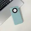 Funda de Teléfono de Color Sólido con Patrón de Lichi para Huawei P70PRO Agujero Grande MATE60 Tendencia P60PRO Funda Suave P70