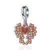 Set de Decoraciones de Pulsera Collar DIY con Cuentas Hechas a Mano en Forma de Corazón Color Oro Rosa Transfronterizo con Forma de Palma en Stock
