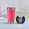 En stock transfronterizo vaso de cerveza de 20 oz doble capa al vacío con abrebotellas vaso para coche portátil al aire libre montado en coche vaso térmico