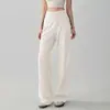Calça de Yoga Feminina 2026 Solta Casual Reta de Perna Larga Secagem Rápida Corrida Treinamento Caimento Fitness Esportiva Longa