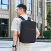 Bolsa de computadora simple al por mayor transfronteriza mochila de negocios para hombre para el trabajo bolsa escolar para mujer con impresión de logotipo