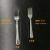 Estilo Chinês Talheres de Cozinha de Aço Inoxidável Garfo Colher Colher Redonda para Gelo Garfo Colher para Comida Ocidental Colher Doméstica Talheres de Hotel