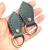 Accesorios Pequeños para Modificación de Bolsos: Bucles Laterales de Cuero, Anillos Colgantes de Cuero con Forma de Hoja, Herrajes para Bolsos