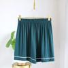 Shorts casuais soltos confortáveis de modal feminino calça pijama fina cor sólida roupa externa calça de cinco pontos calça de casa