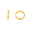 Esperando con ansias el Nuevo Anillo Dorado Arena Antigua Estilo Chino Nuevo Tendencia Nacional Lujo Ligero Oro Diamante Anillo Liso Anillo de Cola Esmerilado Liso