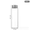 Lugar de fábrica tapa de aluminio de 37 mm tornillo de control botella Botella de Cordyceps botella de té de flores botella de polvo de vidrio botella de deriva botella de medicina