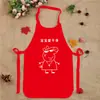 Delantal Desechable para Catering No Tejido Olla Caliente Langosta Invitado Adulto Babero Impresión de Logo Impermeable