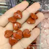 Colgante de Piedra Ojo de Tigre de Cristal Rosa de 15 mm Forma de Gota Accesorios para Pendientes, Collares, Pulseras DIY de Piedras Preciosas Accesorios DIY de Cristal