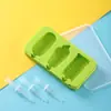 Suministro Directo de Fábrica de Molde para Paletas Caseras DIY Forma de Dibujo Animado Molde para Helado Silicona de Grado Alimenticio Molde para Helado