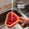Fregadero Multifuncional Creativo para el Hogar con Desagüe en Forma de Cisne, Diseño Azul, Separación Seca y Húmeda, Lavabo para Verduras, Cesta con Filtro de Agua, Escurridor, Almacenamiento
