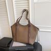 Bolso de Moda Transfronterizo de Gran Capacidad para Mujer Verano 2026 Nuevo Estilo Coreano Bolso Tote Casual Bolso de Hombro Simple para Viajes