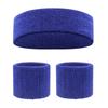 Toalha esportiva de fitness para corrida para homens e mulheres, faixa de cabeça respirável absorvente de suor, faixa de cabelo alta elasticidade, conjunto de pulseira de pulso, atacado, geração de cabelo