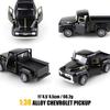 Nossen 1:38 Clásico Retro Vintage Coche Camioneta Aleación Modelo de Coche Juguete para Niños Venta al por Mayor Transfronteriza