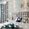 Cortina de cuentas de cristal, cortina divisoria para sala de estar, entrada, pasillo, pantalla decorativa de vidrio, cortina de baño, cortina de puerta