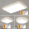 Luz de Dormitorio de Cristal Dormitorio Principal 6 Nueva Luz de Techo LED Sala de Estar Simple Habitación Comedor Balcón Iluminación Estilo Moderno Minimalista