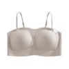 Verano Nuevo Soporte Suave Ropa Interior Sin Costuras Sujetador de Mujer Pecho Pequeño Push-Up Sin Copa Vacía Ropa Interior Seda de Hielo Espalda Hermosa Envoltura Pecho