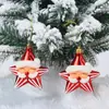 Adornos navideños de plástico, medias navideñas, muletas, colgantes, pequeños adornos para árboles de Navidad.