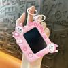 Creativa descompresión pequeña muñeca graffiti tablero de dibujo llavero lindo colgante para mochila escolar llavero para llave de coche pequeño regalo al por mayor