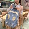 Mochila Escolar Nueva Linda Orejas de Conejo Casual Estilo Coreano Gran Capacidad Mochila ins Estilo Campus Universitario Mochila Fresca