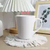Taza de Cerámica Impresa Personalizada LOGOTIPO Blanca Embudo Cónico Taza Simple Regalo Publicitario Taza Personalizada para Leche Café