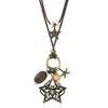 Cadena Larga de Suéter Versátil, Creativa y de Moda, con Colgante Artístico de Araña Retro, Accesorio de Collar para Ropa de Mujer